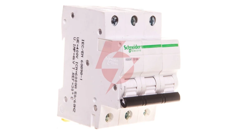 Wyłącznik nadprądowy 3P B 6A 6kA AC K60N Acti9 A9K01306