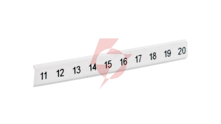 Taśma oznaczników złączek /11-20/ ponacinana biała ZBF 5 CUS opis 11-20 0808671:0011 /10szt./