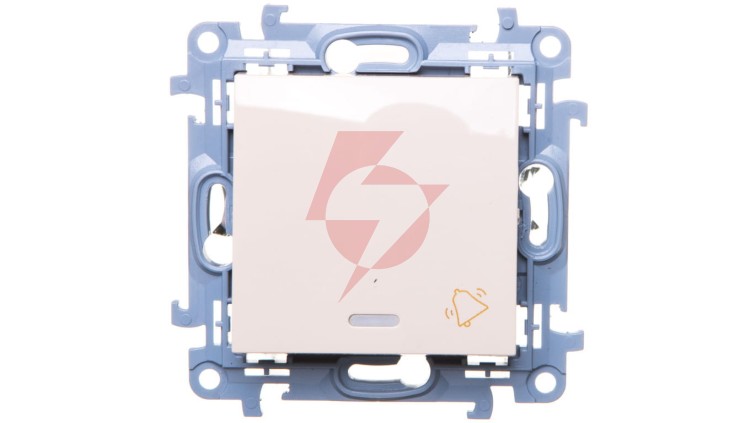 Simon 10 Przycisk /dzwonek/ z podświetleniem LED kremowy CD1L.01/41