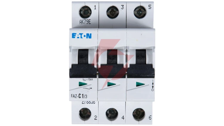Wyłącznik nadprądowy 3P C 1A 15kA AC FAZ C1/3 278858