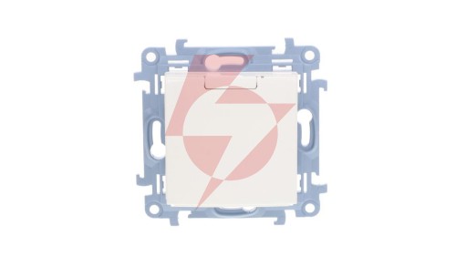 Simon 10 Gniazdo pojedyncze z uszczelką z przesłonami białe 16A 250V IP44 CGZ1BZ.01/11