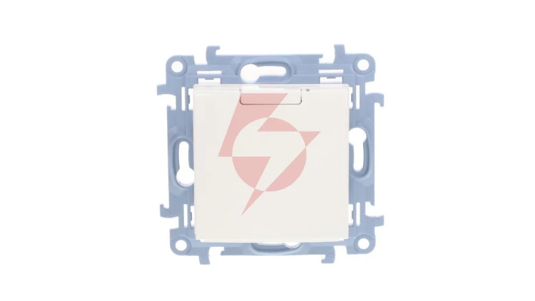 Simon 10 Gniazdo pojedyncze z uszczelką z przesłonami białe 16A 250V IP44 CGZ1BZ.01/11