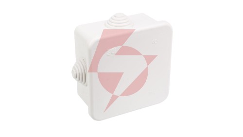 FAST-BOX Puszka hermetyczna n/t 80x80x42mm pusta IP55 biała 0242-00