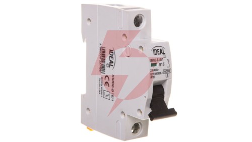 Wyłącznik nadprądowy 1P B 16A 6kA AC KMB6-B16/1 VDE 23140