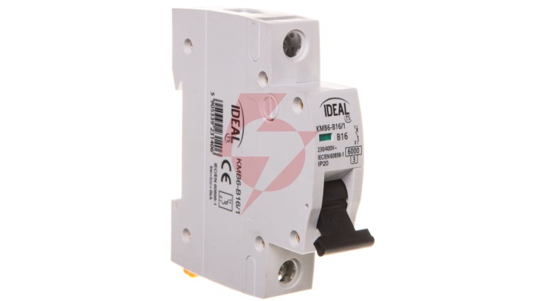 Wyłącznik nadprądowy 1P B 16A 6kA AC KMB6-B16/1 VDE 23140