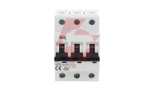 Wyłącznik nadprądowy 3P B 25A 6kA AC KMB6-B25/3 VDE 23153