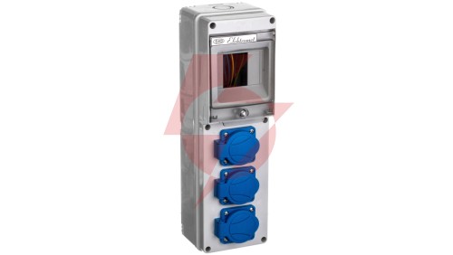 Rozdzielnica budowlana 4 moduły, 3x16A 2P+Z RSE-01 IP54 942060