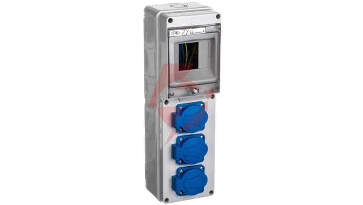 Rozdzielnica budowlana 4 moduły, 3x16A 2P+Z RSE-01 IP54 942060