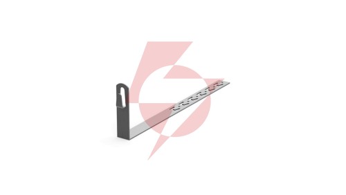 Uchwyt pod dachówkę L-330mm H-100mm ocynk z zaczepami 10.2.1/Z OG /91002702/