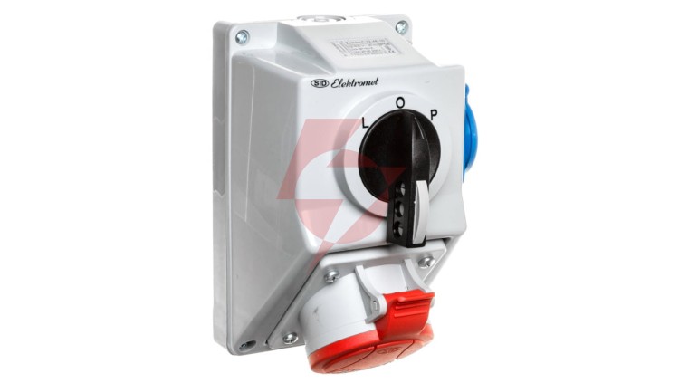 Zestaw instalacyjny z rozłącznikiem L-O-P 1x32A 5P 400V, 1x16A 2P+Z C32-48.1N IP54 974014