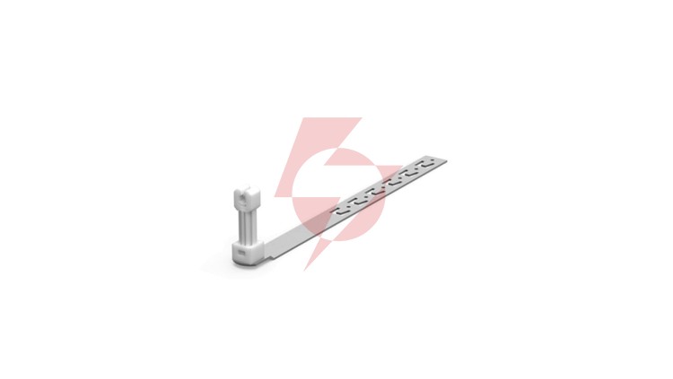 Uchwyt pod dachówkę L-330mm H-150mm ocynk z zaczepami z plastikiem 10.2/Z/P OG /91003702/