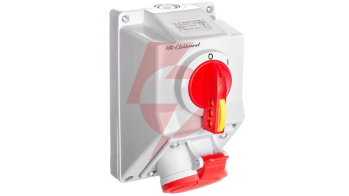 Zestaw instalacyjny z gniazdem 5P (0-I) 32A IP54 C32-18N 974005