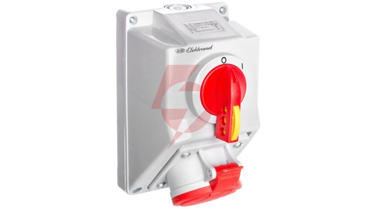 Zestaw instalacyjny z gniazdem 5P (0-I) 32A IP54 C32-18N 974005
