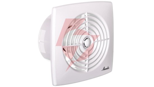 Wentylator wyciągowy fi 125 16W 175m3/h 230V IPX4 biały włącznik pociągany RETIS WR125W E00078 WR125W
