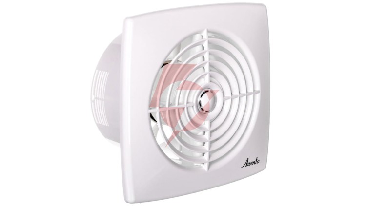 Wentylator wyciągowy fi 125 16W 175m3/h 230V IPX4 biały włącznik pociągany RETIS WR125W E00078 WR125W