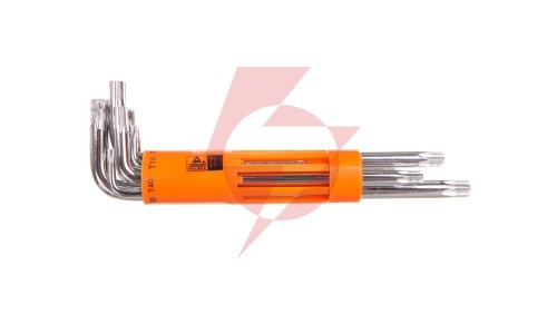 Klucze Torx długie T10-T50 09-524 /zestaw 8 szt./