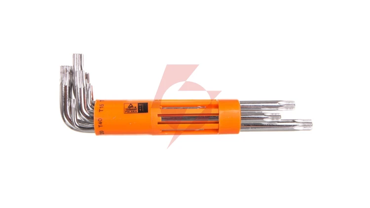 Klucze Torx długie T10-T50 09-524 /zestaw 8 szt./