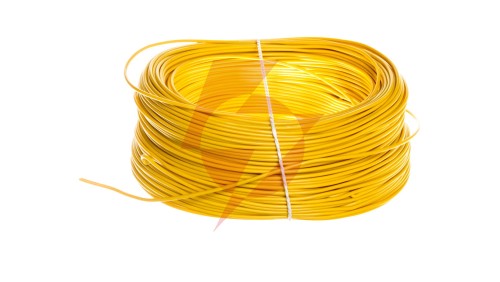 Przewód instalacyjny H05V-K (LgY) 0,5 żółty /100m/