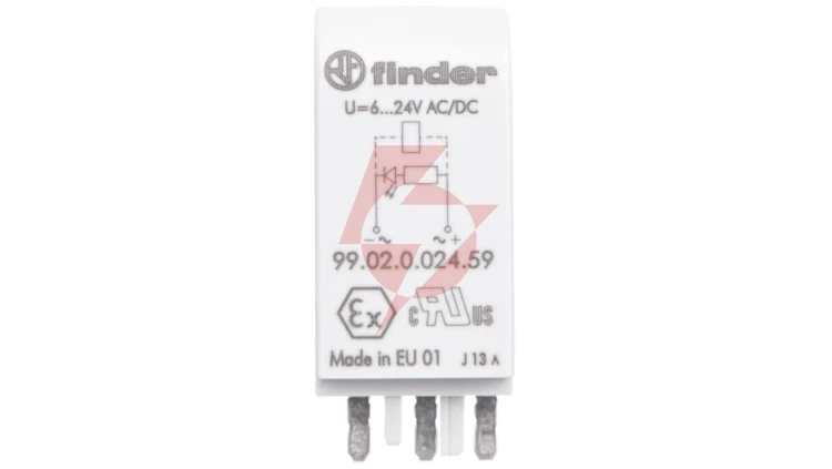 Moduł sygnalizacyjny LED zielony 6-24V AC/DC 99.02.0.024.59