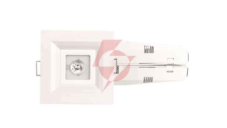 Oprawa awaryjna LOVATO P ECO LED 1W 120lm (opt. otwarta) 3h jednozadaniowa biała LVPO/1W/E/3/SE/X/WH