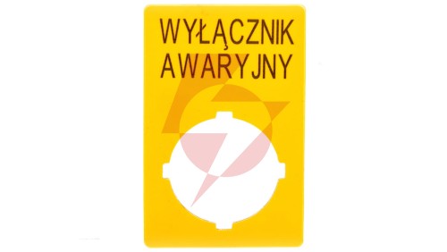 Szyld do przycisków awaryjnych PL M22-XZK-PL99 167637