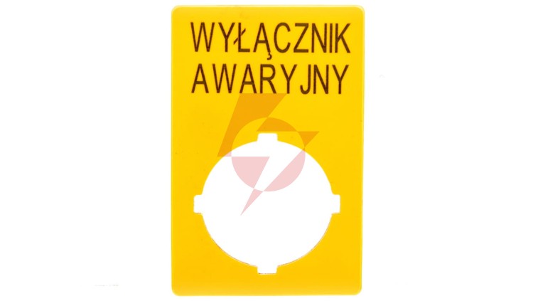 Szyld do przycisków awaryjnych PL M22-XZK-PL99 167637
