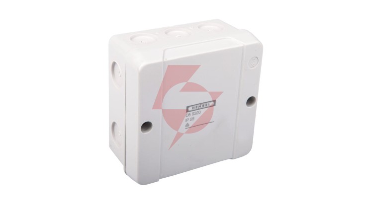 Puszka n/t odgałęźna bez zacisków 5-bieg. dla Cu do 2.5mm2 IP55 szary DE 9320 Z 62000264