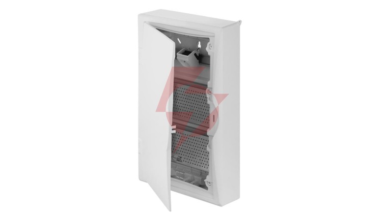 Rozdzielnica modułowa 3x12 n/t ECONOMIC BOX RN 3/36 MULTIMEDIALNA drzwi białe (N+PE) IP40 2506-20