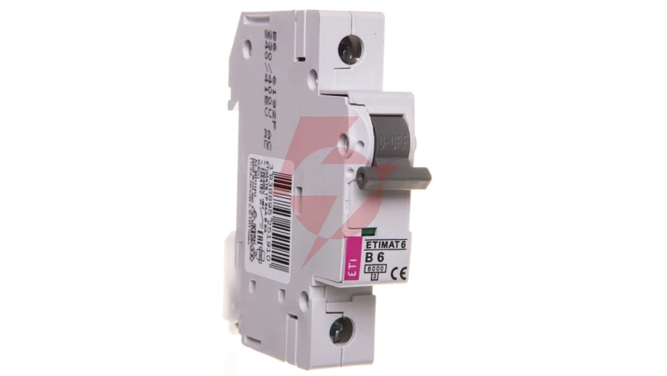 Wyłącznik nadprądowy 1P B 6A 6kA AC ETIMAT 6 002111512