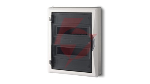 Rozdzielnica modułowa 2x12 n/t ECONOMIC BOX RN 2/24 drzwi transparentne (N+PE) IP40 2505-01