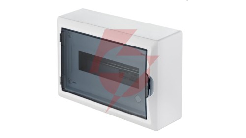 Rozdzielnica modułowa 1x12 n/t ECONOMIC BOX RN 1/12 drzwi transparentne (N+PE) IP40 2503-01