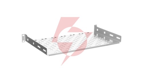 Półka 19 cali 1U głębokość 250mm RAL 7035 19-0046S