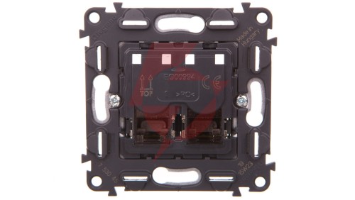 VALENA LIFE Gniazdo komputerowe podwójne RJ45 kat.6a UTP 753045