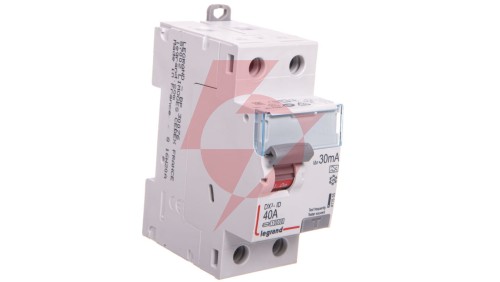 Wyłącznik różnicowoprądowy 2P 40A 0,03A typ A P302 DX3 411555