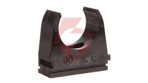 Uchwyt rurowy fi25mm czarny 5325 HF FB /10szt./