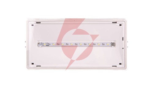 Oprawa awaryjna EXIT IP65 1W 3h dwuzadaniowa biała ETE/1W/C/3/SA/X/WH