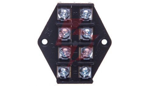 Płytka odgałęźna ZPT/2,5mm2/4-tory czarna ZPT 4-2.5 83001007