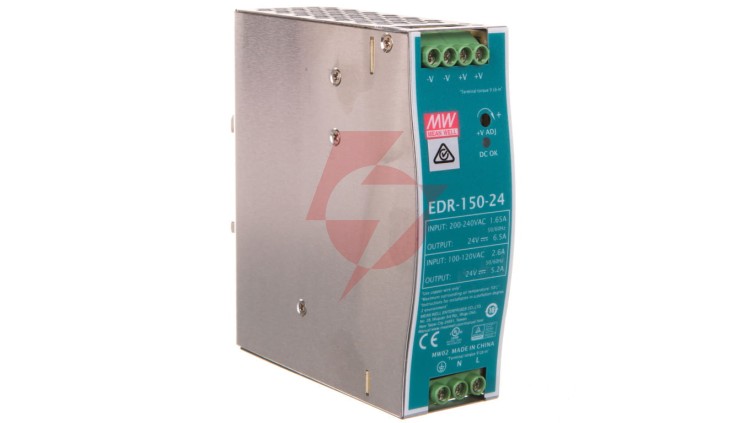 Zasilacz impulsowy 24VDC 6,5A 156W EDR-150-24