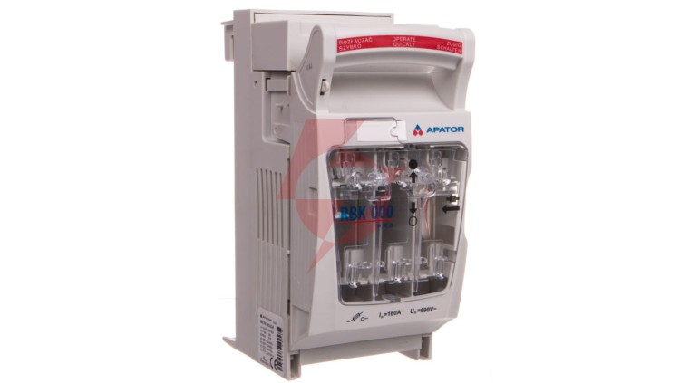 Rozłącznik izolacyjny bezpiecznikowy 160A RBK 000 pro-SG-M /zaciski śrubowe M8 70mm2/ 63-823234-021