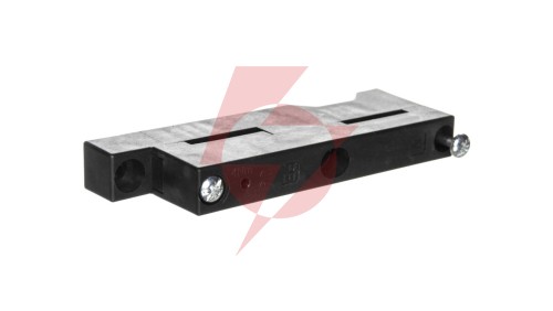Wspornik szyn 2-biegunowy /2 otwory montażowe/ rozstaw 60mm 0000106005T