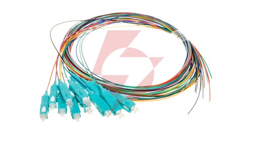 Pigtail światłowodowy 12szt, SC simplex, OM3 50/125, 2m, LSZH, 12 kolorów DK-25221-02/3