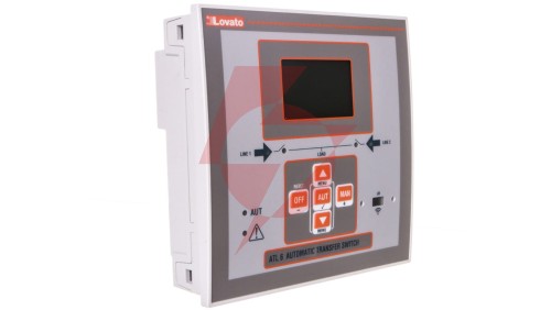 Sterownik układu SZR z zasilaniem 110-240VAC/12-24VDC i modułami EXP do kontroli 2 trójfazowych źródeł zasilania ATL610