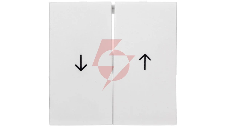 Klawisz podwójny /strzałka/ biały mat B3 16251909