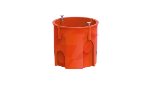 Puszka podtynkowa 60mm głęboka z wkrętami pomarańczowa PK-60 LUX 0206-51 /60szt./
