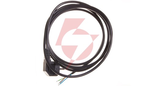 Przewód przyłączeniowy W-2 3x1,0 mm2 czarny z wtyczką kątową 3m 51.927