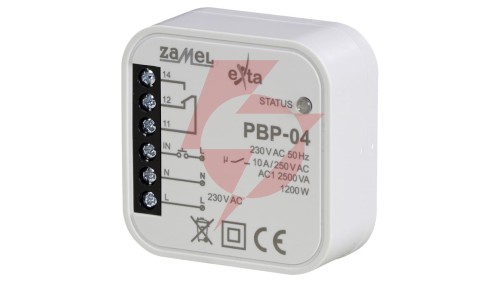 Przekaźnik bistabilny uniwersalny dopuszkowy 230V AC 10A PBP-04