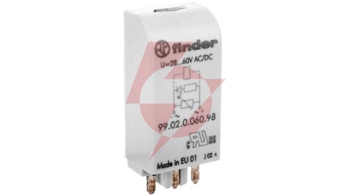 Moduł EMC, LED zielony+warystor 28-60V AC/DC 99.02.0.060.98