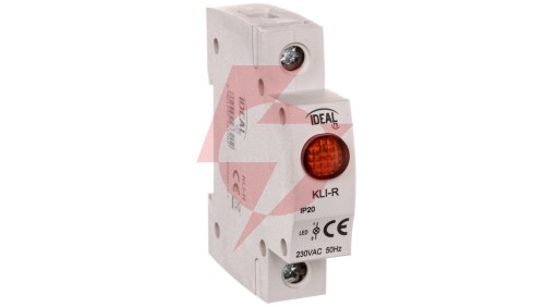 Lampka modułowa 1-fazowa czerwona LED KLI-R 230V AC 23320