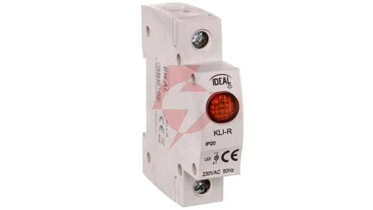 Lampka modułowa 1-fazowa czerwona LED KLI-R 230V AC 23320