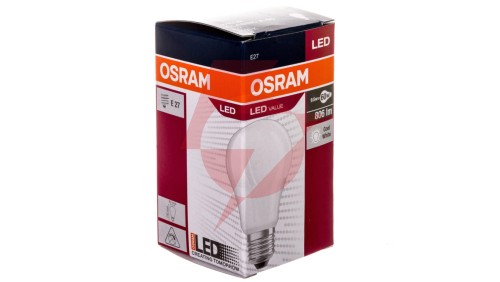 Żarówka LED VALUE CLASSIC A 60 E27 8,5W 806lm 6500K 865 FR non-dim 4052899326873